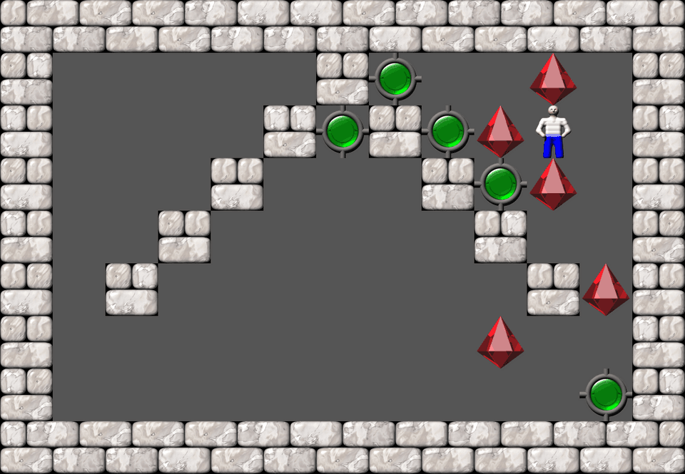 Сокобан Bugs collection 2 уровень 22